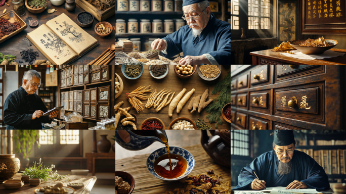 中医中药古代传统医学药材熬制合集
