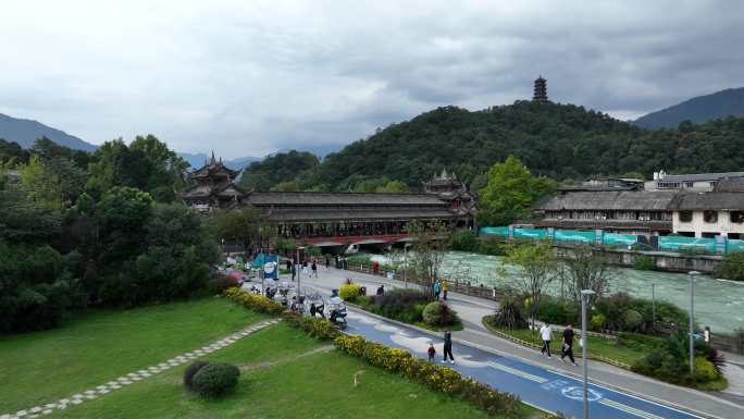 都江堰南桥 岷江