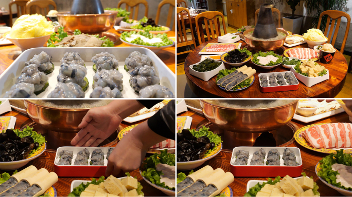 鲜虾滑火锅涮煮A