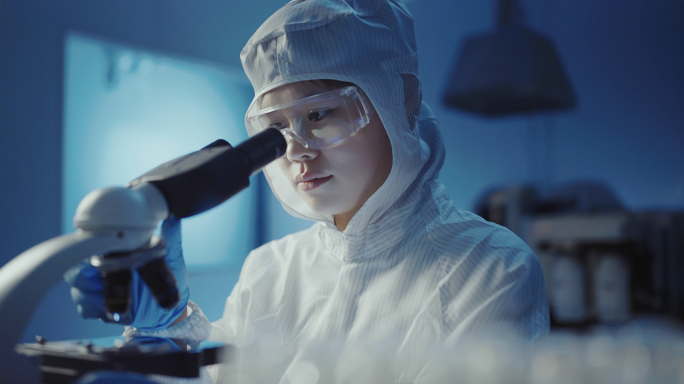 实验室显微镜科学医学医疗仪器生物检测研究