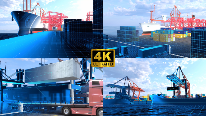 全息数字化港口物流虚实转换