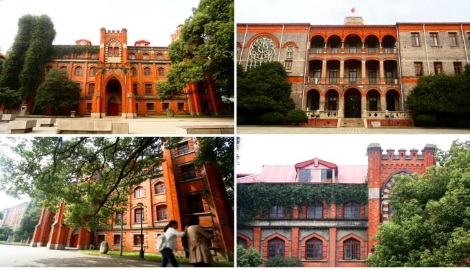 苏州大学校园民国风建筑群人物活动
