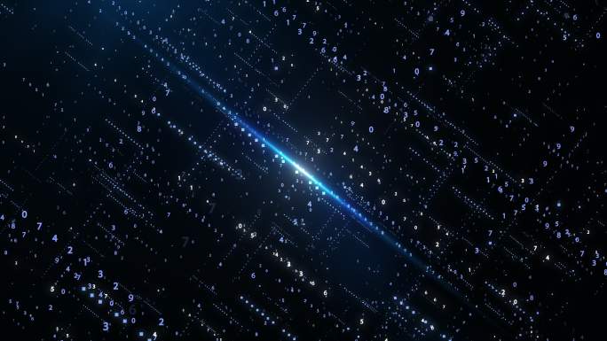 【4K】数字数据流科技转场