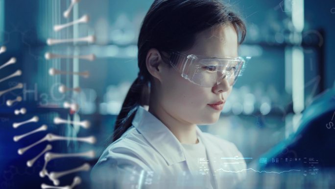 实验室显微镜生物基因医学医疗仪器检测研究
