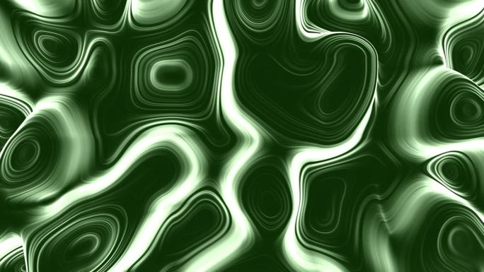 旋转的绿色和白色抽象设计，完美的壁纸或背景。