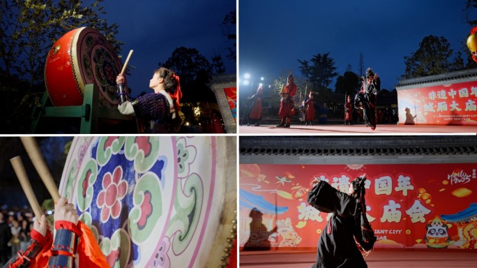 传统文化非遗庙会庆新年