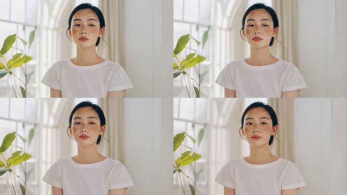 雀斑女孩的清新日常