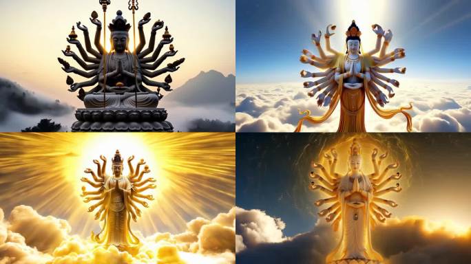 千手观音的祥瑞光芒