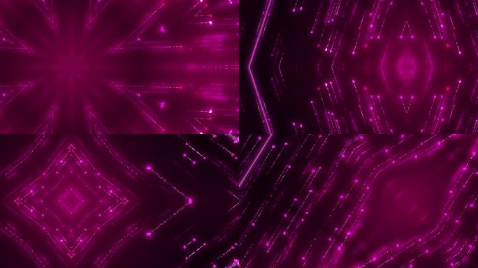 【AE模板】动感粒子光线舞台背景