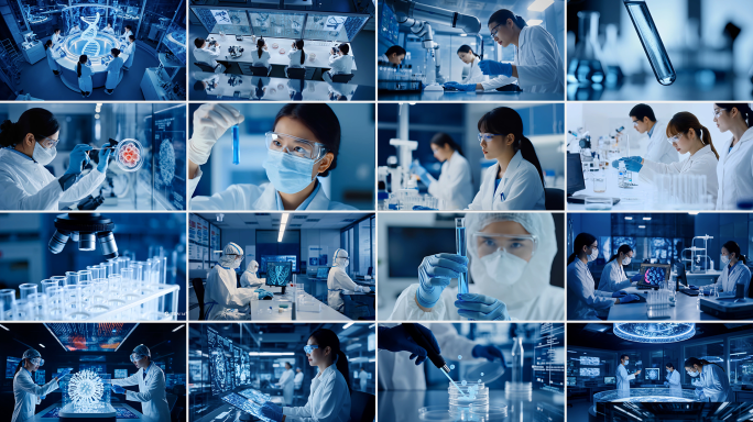 实验室 生物科技 科技 科研人员研究