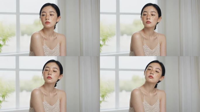 雀斑女孩的清新日常