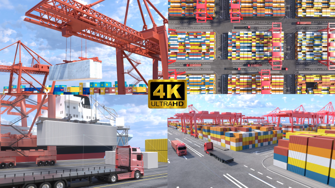 集装箱码头装卸运输智慧物流