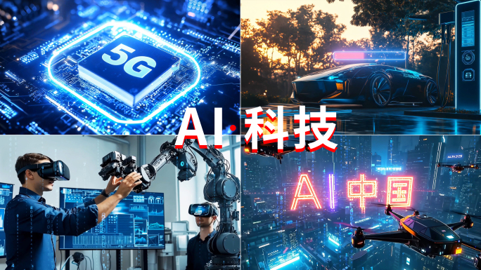 AI科技人工智能机器人科技强国