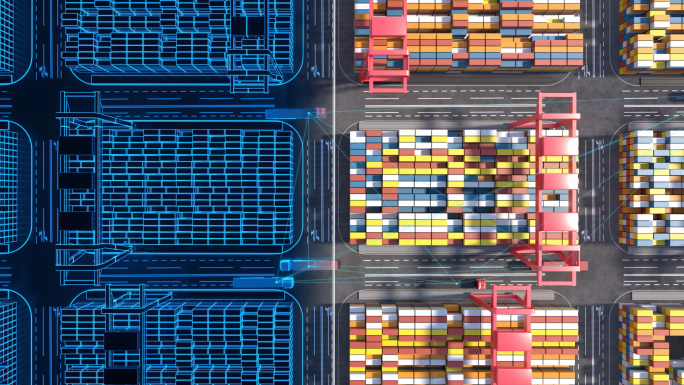 智慧集装箱码头 装卸运输 虚实转换
