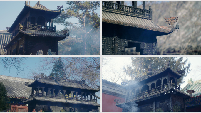 北京白云观纪实感空镜 写意 光影