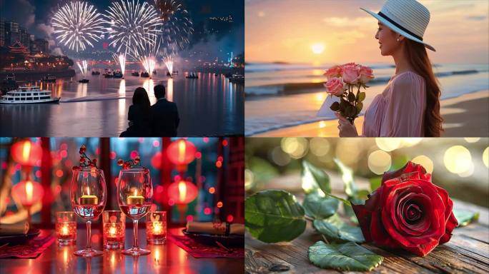 情侣玫瑰花2.14情人节浪漫爱情七夕节a