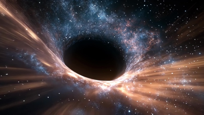 黑洞宇宙时空隧道 星云漩涡星际旅行