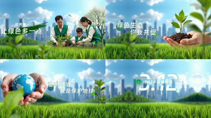 植树节片头