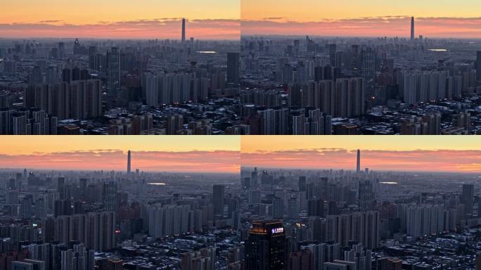 天津夜景航拍