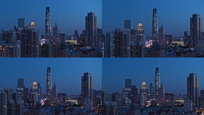 天津夜景航拍