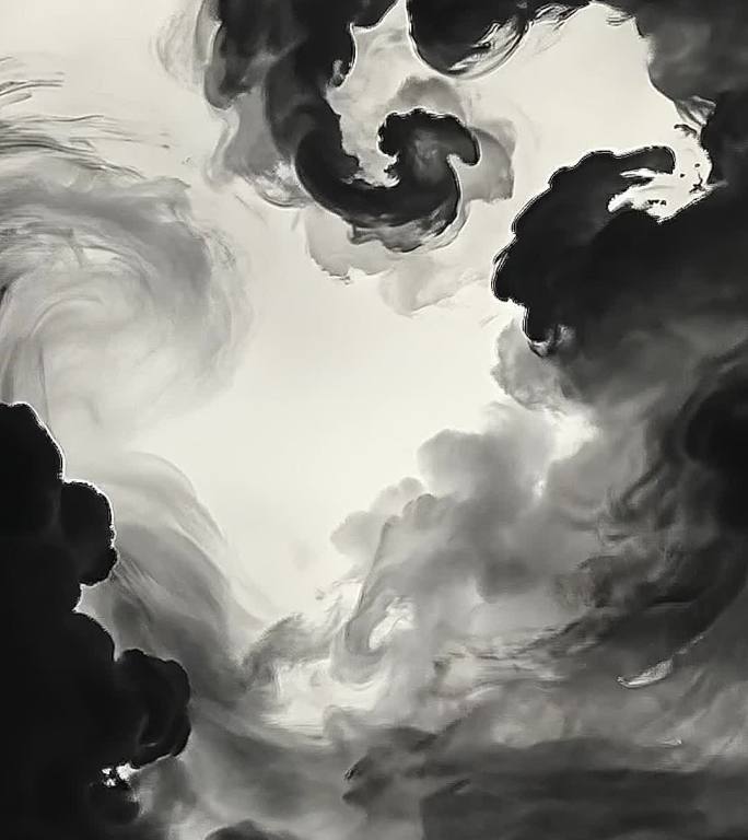 竖屏水墨背景视频