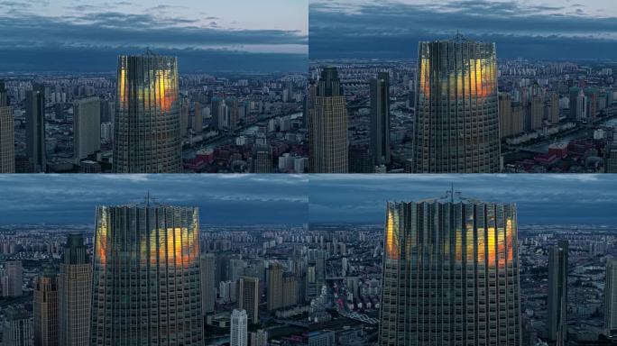 天津夜景航拍