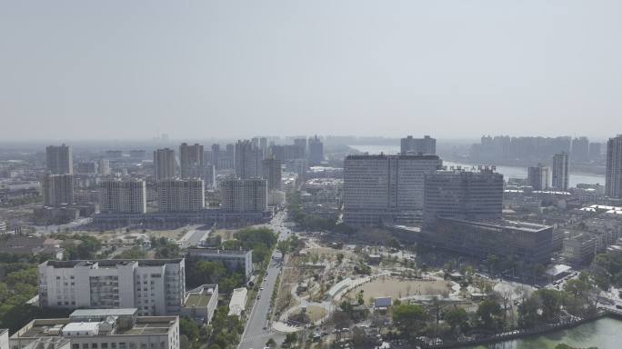 常德城市风光航拍