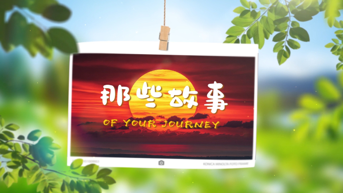 春天唯美温馨照片相册展示毕业季