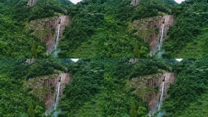 4K航拍瀑布 森林 高山  流水