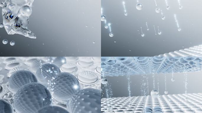 医美化妆品补水保湿精华分子球修复皮肤
