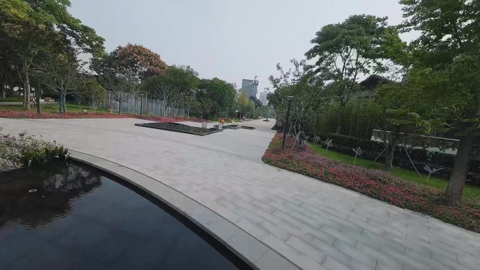 无锡地标无锡运河艺术公FPV穿越机4k