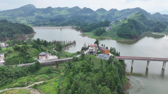 秀美乡村景色