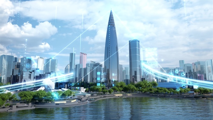 数字化科技城市中国一线城市