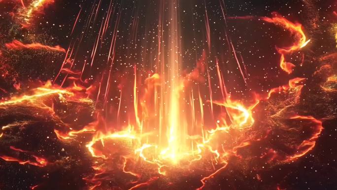 火焰光束能量爆发