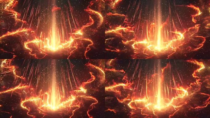火焰光束能量爆发