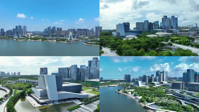 深圳宝安滨海艺术中心航拍合集