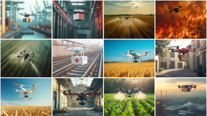 低空经济无人机多场景应用展示