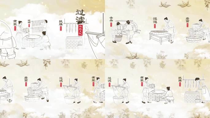 传统手工腐竹制作工艺流程腐竹动画腐竹历史