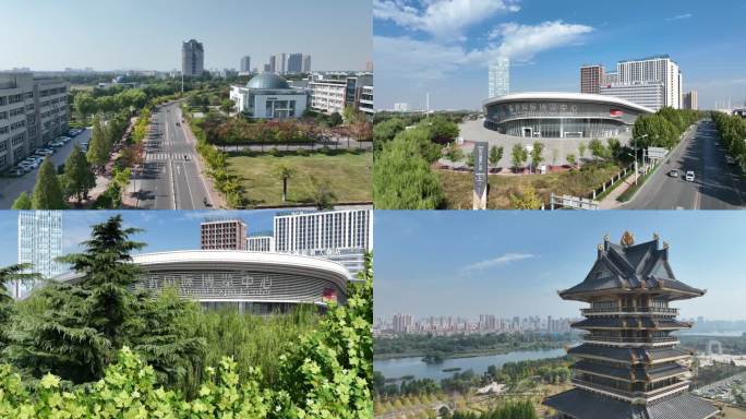 山东城市风光航拍