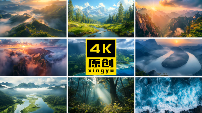 美丽祖国大好河山壮丽自然【风景大合集】