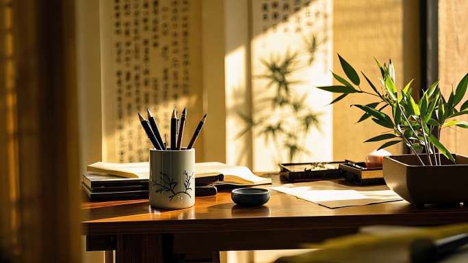 文人墨客清代书画名家郑板桥胸有成竹