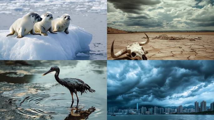 极端天气气候变暖环境破坏环境保护