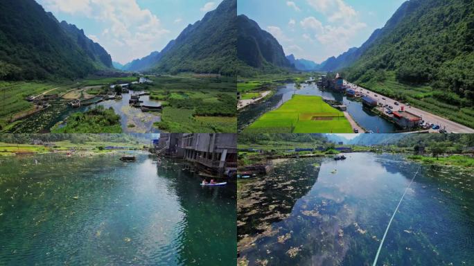 广西河池响水关山水自然风光