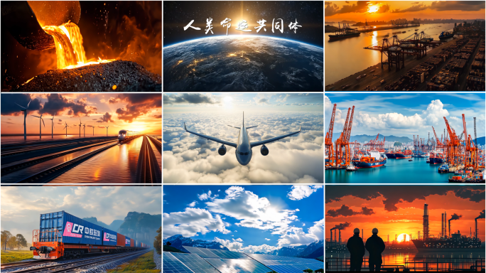 一带一路国际贸易港口码头丝绸之路经济走廊