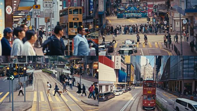 香港街头人文电影感