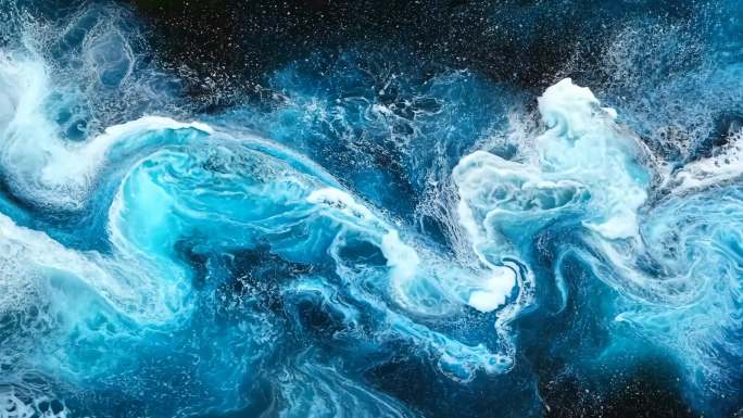 水墨晕染流动效果