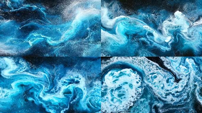 水墨晕染流动效果