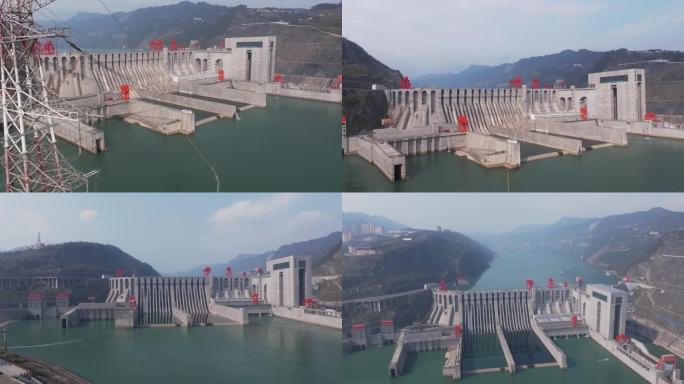 向家坝水电站航拍合集