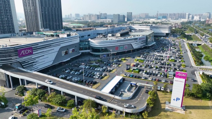 城市综合体航拍-永旺梦乐城(新塘店)