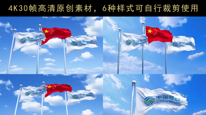 中国移动旗帜